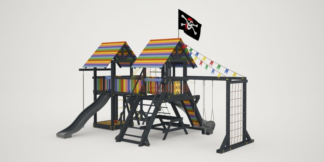 Детская площадка Савушка 1 BLACK EDITION